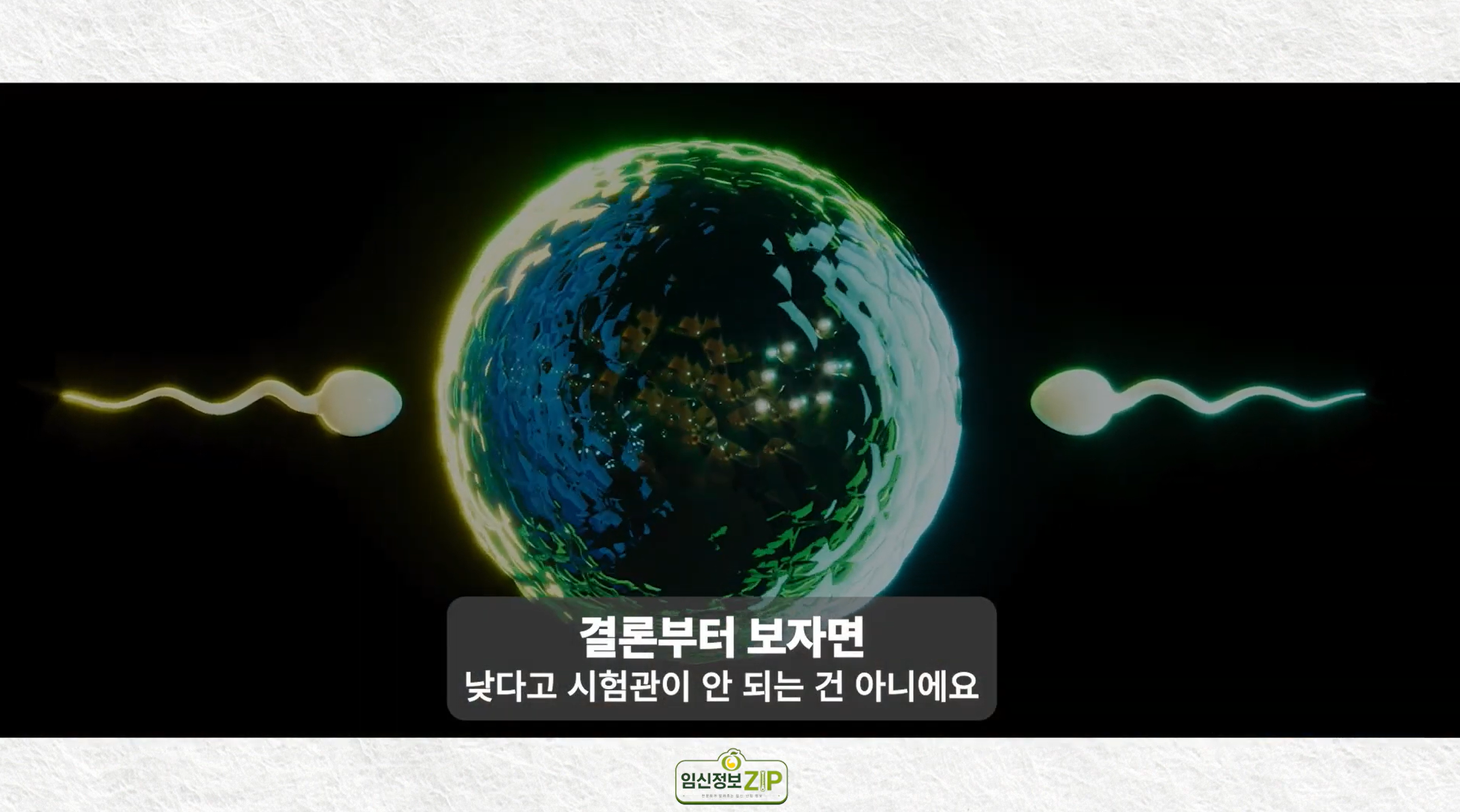 임신정보ZIP 시험관 콘텐츠 영상 스틸
